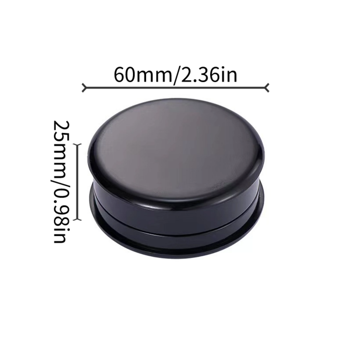 60mm 3-Parts Weed Plastic Grinder