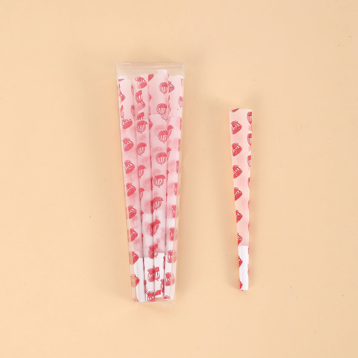 8 Pcs/Case Fruity Scent Pre-Rolled Cones With Printing