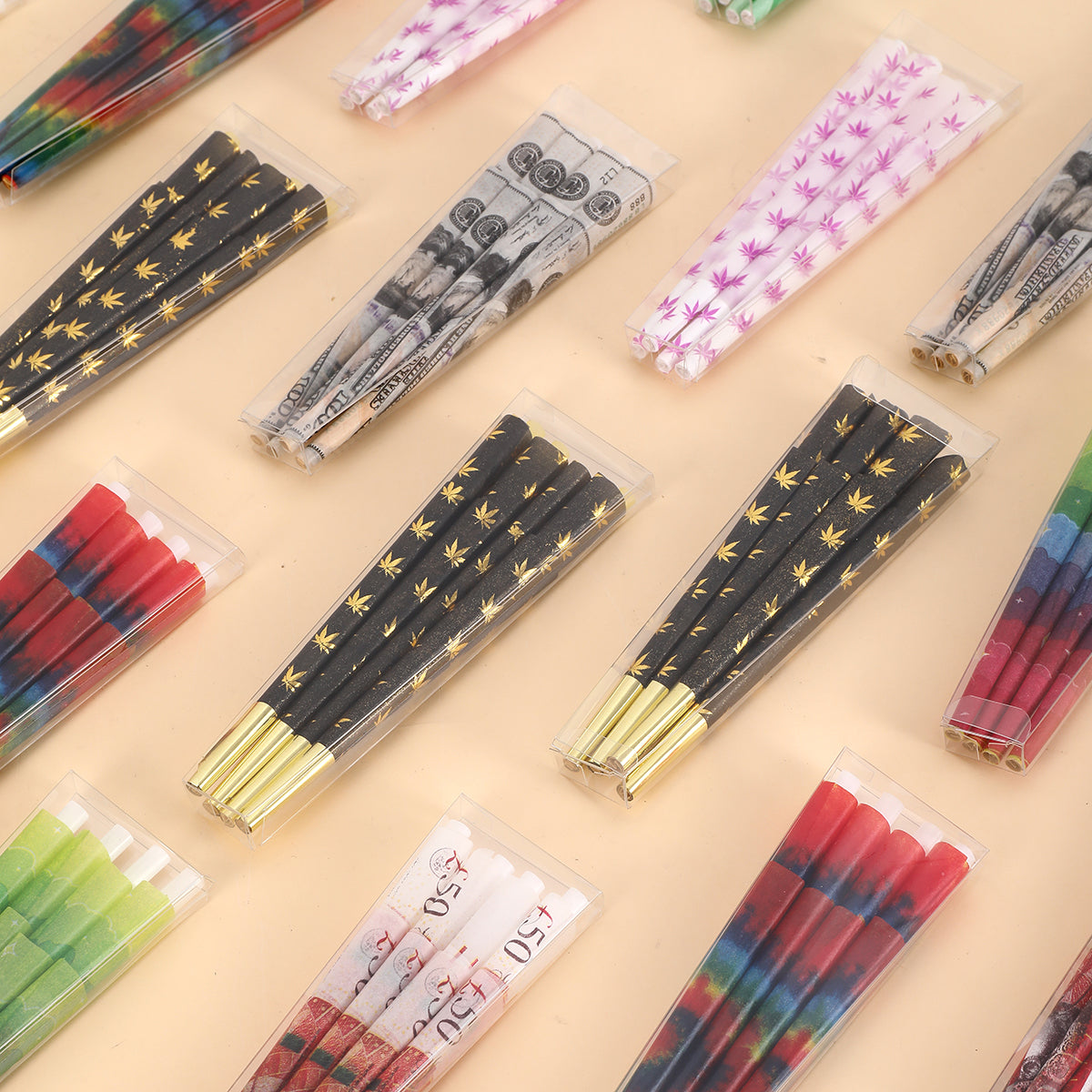 8 Pcs/Case Pre-Rolled Cones With Printing