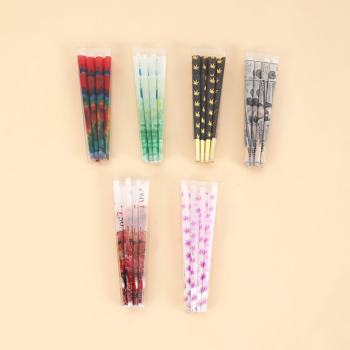 8 Pcs/Case Pre-Rolled Cones With Printing