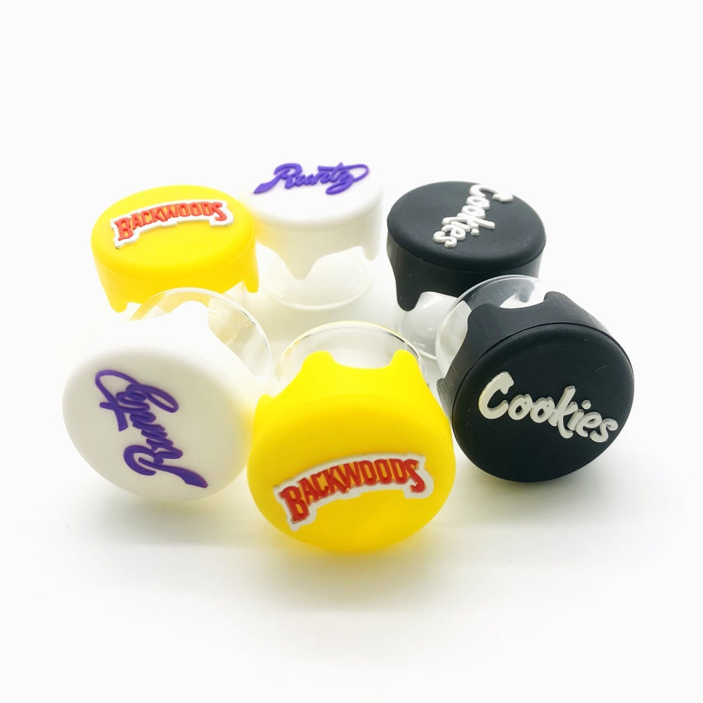 6m Silicone Cartoon Mixed Design Weed Jar