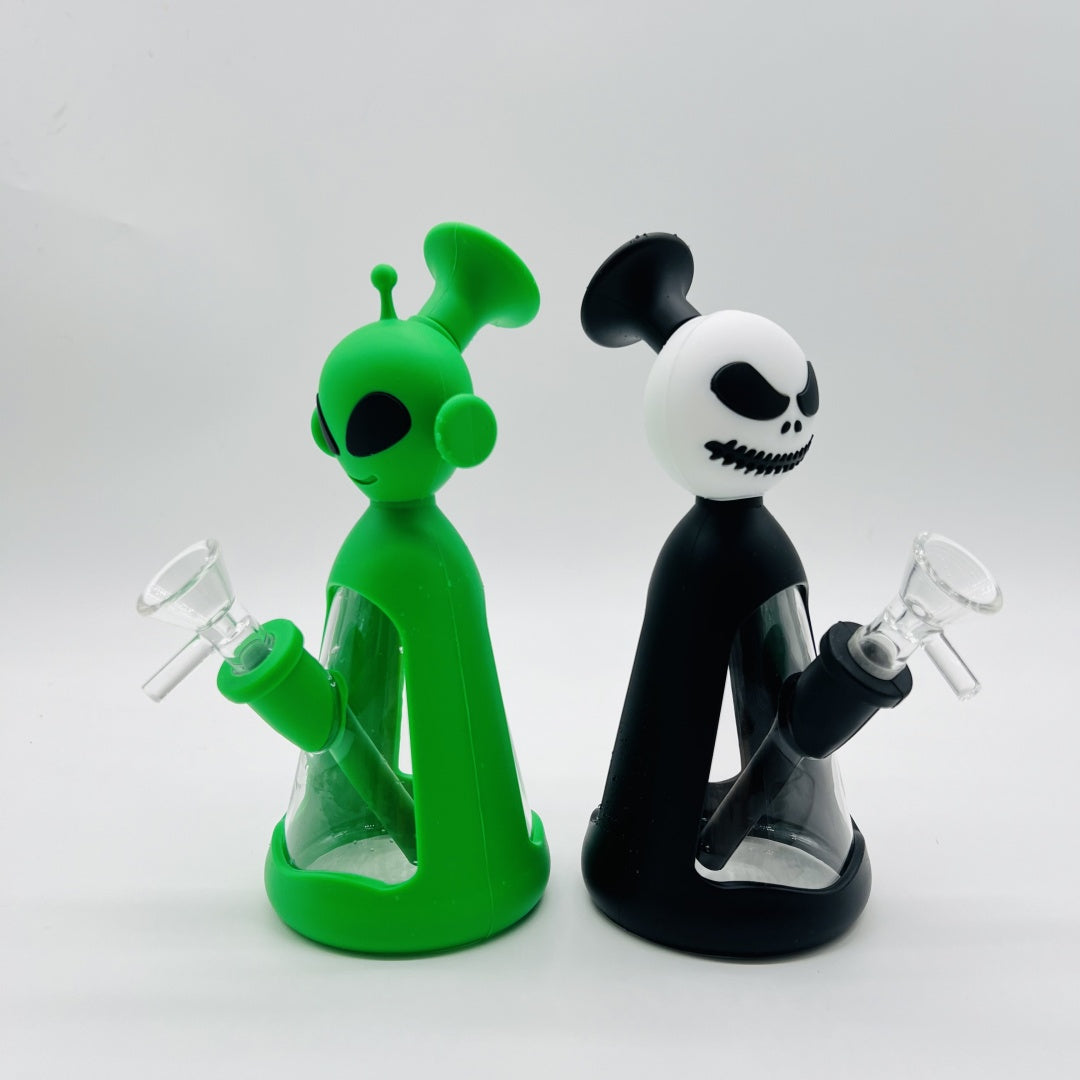 Alien Smoking Silicone Bong