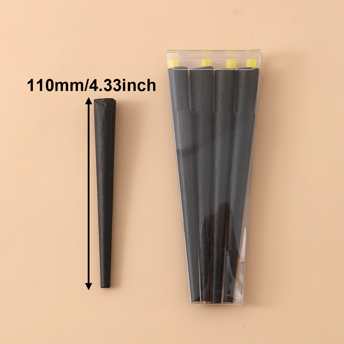 8 Pcs/Case Colored Pre-Rolled Cones Without Printing