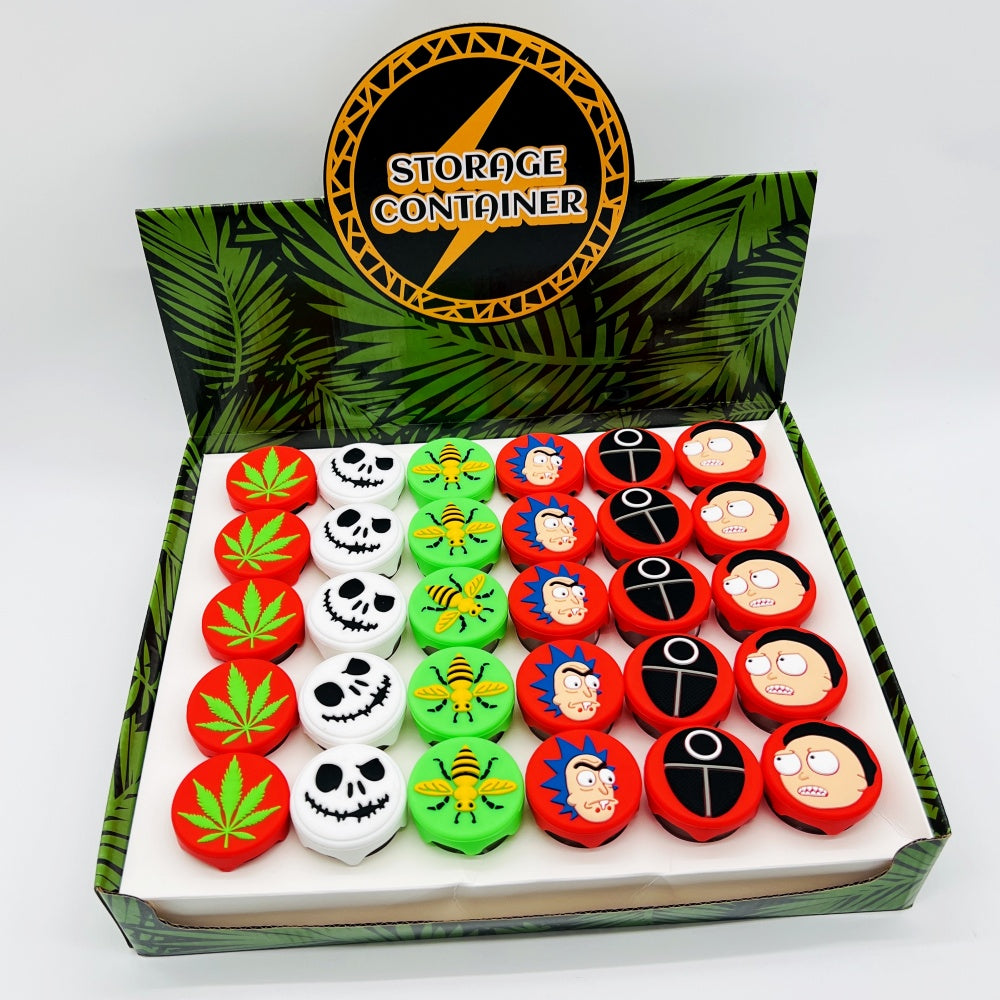 60ML Silicone Jar Storage Oil Jar